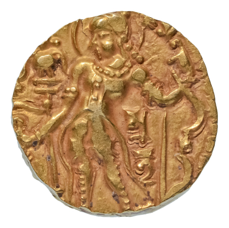 Gupta Empire, Skandagupta, c. 455-467, AV dinar, 9.25 g. Archer