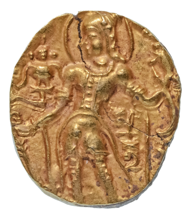 Gupta Empire, Skandagupta, c. 455-467, AV dinar, 9.01 g. Archer