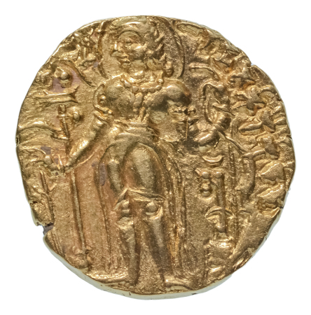 Gupta Empire, Skandagupta, c. 455-467, AV dinar, 9.12 g. Archer