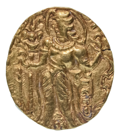 Gupta Empire, Narasimhagupta, c. 495-530, AV dinar, 8.82 g. Archer
