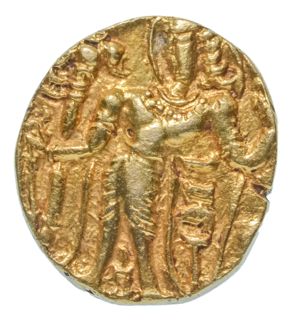 Gupta Empire, Narasimhagupta, c. 495-530, AV dinar, 10.42 g. Archer