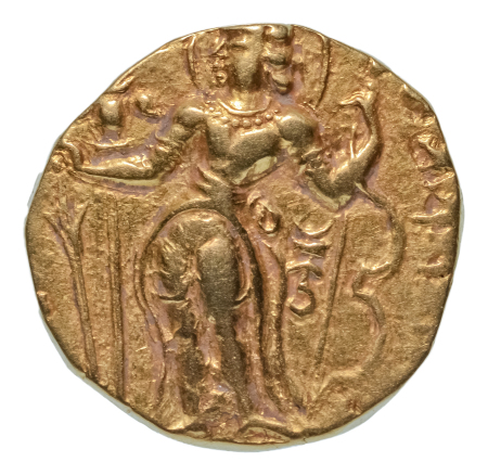 Gupta Empire, Kumaragupta II, c. 473-476, AV dinar, 9.24 g. Archer