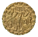 Stamp of Coins » Post-Gupta Post Gupta, Bengal, Samatata region, anonymous issue, c. 675-700, AV dinar, 5.60 g.