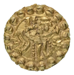 Stamp of Coins » Post-Gupta Post Gupta, Bengal, Samatata region, anonymous issue, c. 675-700, AV dinar, 5.60 g.