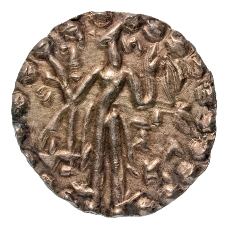 Post Gupta, Bengal, Samatata region, king of Kumarupa Bhaskaravarman (?), c. 650-700, AV dinar, 5.65 g.