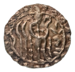 Stamp of Coins » Post-Gupta Post Gupta, Bengal, Samatata region, king of Kumarupa Bhaskaravarman (?), c. 650-700, AV dinar, 5.65 g.