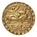 Post Gupta, Samatata Kingdom, Ratnattraya type, possibly of Khadga rulers, c. 700-800, AV, 5.57 g.