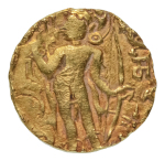Stamp of Coins » Hindu coins of medieval India Samatata Kingdom, Chahamanas of Sakambhari, Vigraharaja IV, c. 1150-1164, AV dinar, 4.03 g.