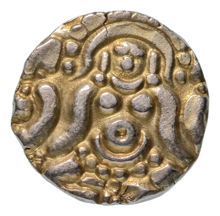 Kalachuris of Tripuri, Gangeya Deva, 1015-1040, AV dinar, 3.95 g.