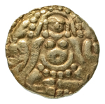 Stamp of Coins » Hindu coins of medieval India Kalachuris of Tripuri, Gangeya Deva, 1015-1040, AV dinar, 3.92 g.
