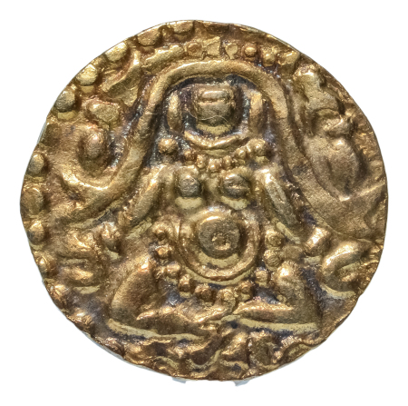 Kalachuris of Tripuri, Gangeya Deva, 1015-1040, AV dinar, 4.02 g.