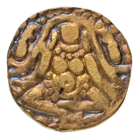Kalachuris of Tripuri, Gangeya Deva, 1015-1040, AV dinar, 4.01 g.