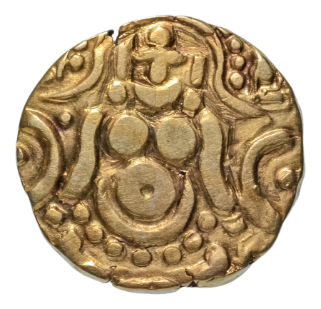 Gahadavalas of Kannauj, Govinda Chandra, 1114-1154, AV dinar, 4.06 g.