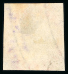 Stamp of India » 1854 Lithographs 1854 Lot of six 4a cut square examples depicting examples from 1st, 2nd, 4th and 5th printings