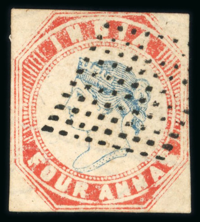 Stamp of India » 1854 Lithographs 1854 India 4a A lot of SIX  4a Lithographs showing