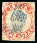 Stamp of India » 1854 Lithographs 1854 India 4a A lot of SIX  4a Lithographs showing