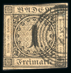 Stamp of German States » German States Collections and Lots 1849-1870, in three small stockbooks dozens of mint and used stamps
