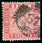 Stamp of German States » German States Collections and Lots 1849-1870, in three small stockbooks dozens of mint and used stamps