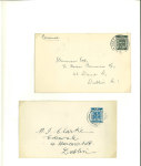 Stamp of Ireland » 1922-49 Dublin Government Printing Works Issues 1932 Eucharistic Congress set of two, both tied by