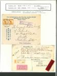 Stamp of Ireland » Incoming Mail China & Japan: 1929-33 Two scarce incoming usages, 1929 printed matter from Peking via Siberia to the League of Nations Society of Ireland and 1933 registered insured envelope from Kobe to Dublin, with Valeur declarée la