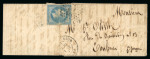 Stamp of France » Ballons Montés 1870, Lot de 2 lettres par Ballon Monté "Le Général