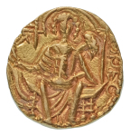 Stamp of Coins » Kushan Kushanas, Shaka, c. mid-4th century, AV dinar, 7.74 g. Ardoksho