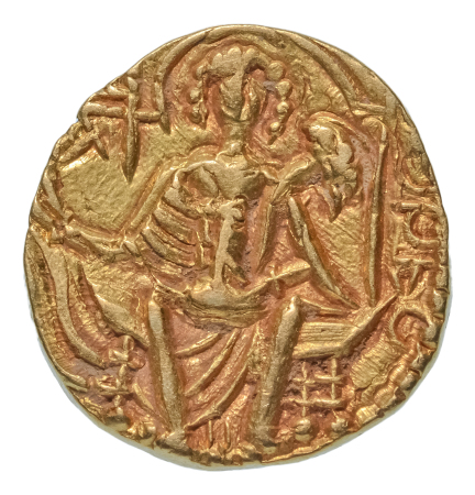 Kushanas, Shaka, c. mid-4th century, AV dinar, 7.74 g. Ardoksho