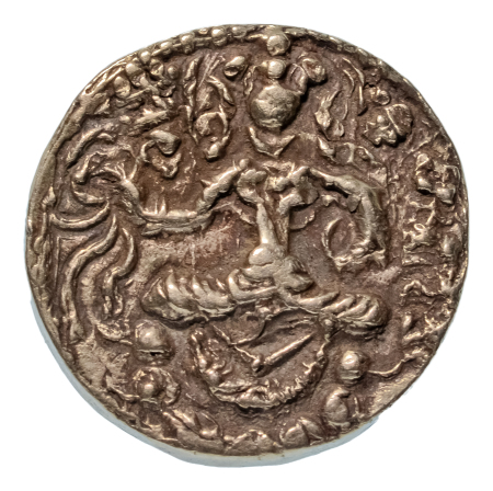 Gupta Empire, Narasimhagupta, c. 495-530, AV dinar, 9.49 g. Archer