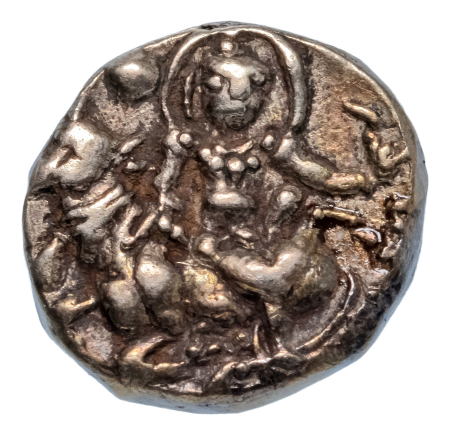 Post Gupta, Sasanka dynasty, king of Gauda, c. 600-635, AV dinar, 9.06 g.