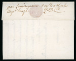 Stamp of Haiti » French Colony of St. Domingue 1775 entire Cap Haitien to Nantes