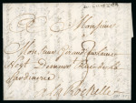 Stamp of Haiti » French Colony of St. Domingue 1746 entire Saint Marc to La Rochelle
