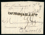 Stamp of Haiti » French Colony of St. Domingue 1787 Paquebot du Roi cover to France
