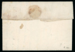 Stamp of Haiti » Republic St. Domingue 1786 Port De Paix to Port au Prince entire
