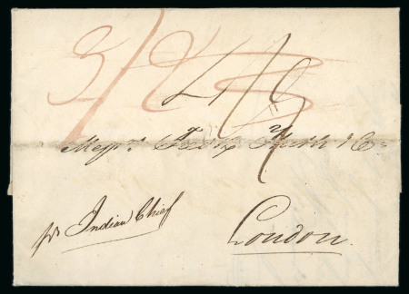Stamp of Haiti » Republic St. Domingue 1822 Port Au Prince to London entire