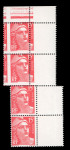 Stamp of France » Variétés et curiosités 1948, Gandon Y&T n°813, 15f rouge, superbe variété