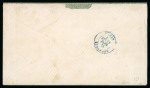 Stamp of Haiti » French Consular Mail 1876 French Consular Mail cover £Ceres 40c and 80c (2)