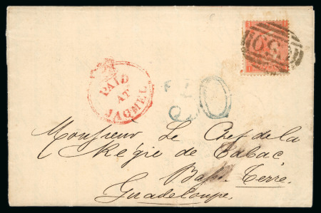 Stamp of Haiti » British Post Offices in Haiti » Jacmel British Post Offices 1869 Paid at Jacmel entire