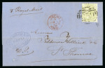 Stamp of Great Britain » British Post Offices Abroad » Haiti 1879 British Post Office Jacmel 4d sage-green entire