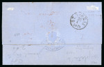 Stamp of Great Britain » British Post Offices Abroad » Haiti 1879 British Post Office Jacmel 4d sage-green entire