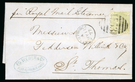 Stamp of Haiti » British Post Offices in Haiti » Port-au-Prince British Post Offices Port Au Prince 1877 entire