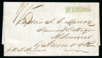 Stamp of Haiti » British Post Offices in Haiti Haiti British Post Offices 1843 St Domingo entire