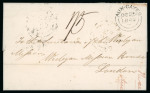 Stamp of Haiti » British Post Offices in Haiti Haiti British Post Offices 1848 Aux Cayes outer letter sheet