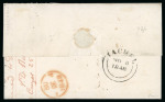 Stamp of Haiti » British Post Offices in Haiti Haiti British Post Offices 1848 Aux Cayes outer letter sheet