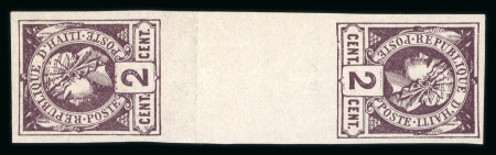 Stamp of Haiti » Liberty Heads Haiti (Liberty Head) 2c vertical tete-beche pair