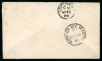 Stamp of Haiti » Liberty Heads Haiti (Liberty Head) 1894 3c 7c cover to London