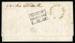 Stamp of Haiti » Pre-Stamp Haiti 1842-43 four entires to Cap Hatien to Glasgow ex A.R.Murray