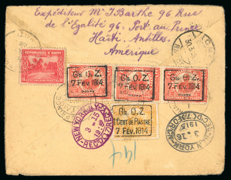 Stamp of Haiti » Later Issues 1904-14 stamps and postal history collection