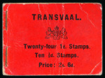 Stamp of South Africa » Transvaal » Booklets 1905-09 Trio of incomplete booklets, incl. SB1 stapled left, SB1 stapled right and SB3