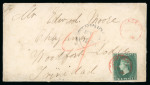 Stamp of St. Vincent Saint Vincent 1876 6d envelope to Trinidad