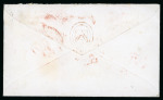 Stamp of St. Vincent Saint Vincent 1873 1s deep rose red cover to London